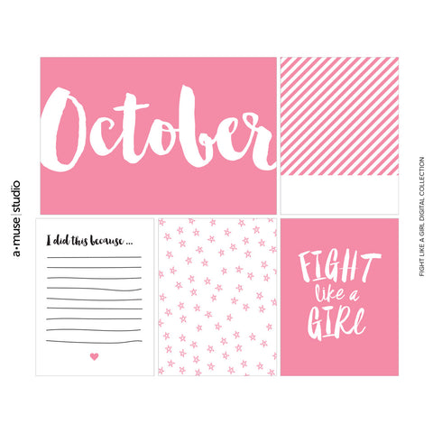 stamp out breast cancer - fight like a girl 2015 digital kit