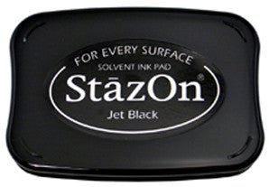 staz-on ink pad - jet black